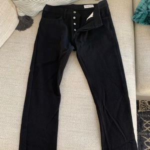 Gustin black patterned pant- 34 slim, never worn